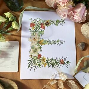 Hattie Darling - 8x10” Monogram Art Print - E